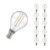 Crompton Lamps LED Golfball 2.2W E14 Filament (10 Pack) Cool White Clear (25W Eqv)