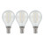 Crompton Lamps LED Golfball 2.2W E14 Dimmable Filament (3 Pack) Warm White Pearl (25W Eqv)
