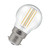 Crompton Lamps LED Golfball 6.5W B22 Dimmable Filament Warm White Clear (60W Eqv)