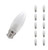 Crompton Lamps LED Candle 6.5W B22 (10 Pack) Warm White Opal (60W Eqv)