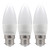 Crompton Lamps LED Candle 6.5W B22 (3 Pack) Warm White Opal (60W Eqv)