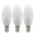 Crompton Lamps LED Candle 6.5W B15 (3 Pack) Daylight Opal (60W Eqv)