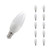 Crompton Lamps LED Candle 6.5W B15 Dimmable (10 Pack) Daylight Opal (60W Eqv)