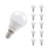 Crompton Lamps LED Golfball 6.5W E14 (10 Pack) Warm White Opal (60W Eqv)