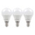 Crompton Lamps LED Golfball 6.5W E14 Dimmable (3 Pack) Warm White Opal (60W Eqv)