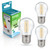 Crompton Lamps LED Ultra-Efficient Golfball 2.2W E27 A-Class (3 Pack) Warm White Clear (40W Eqv) 4