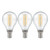 Crompton Lamps LED Ultra-Efficient Golfball 2.2W E14 A-Class (3 Pack) Warm White Clear (40W Eqv)