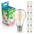 Crompton LED Ultra-Efficient GLS 3.8W B22 Dimmable A-Class (10 Pack) Warm White Clear (60W Eqv) 3