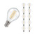 Crompton Lamps LED Ultra-Efficient Golfball 2.2W B15 A-Class (10 Pack) Warm White Clear (40W Eqv)