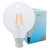 Opus LED G95 Globe 5W B22 Dimmable Extra Warm White Clear (60W Eqv)