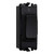 Culina 1 Gang Grid Kinetic Dimmable Switch Black 1