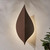 Zink Alani 9.5W LED Leaf Style Outdoor Wall Light Cool White in Rust 4