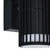 Zink Muto Outdoor Up and Down Wall Light in Black 5