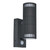 Zink Muto Outdoor Up and Down Wall Light with PIR Sensor in Anthracite 1