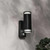 Zink Muto Outdoor Up and Down Wall Light with PIR Sensor in Black 3