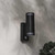 Zink Muto Outdoor Up and Down Wall Light with PIR Sensor in Black 4