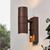 Coast Arbo Outdoor Up and Down Wall Light with PIR Rust 4
