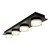 Spa Amalfi 20W LED 4 Flush Light Bar Spotlight Matte Black 2