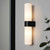 Spa Cuco Up and Down Wall Light Matte Black 4