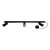 Inlight Cayo 3 Head 1m Track Light Kit in Black 2