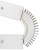 Inlight Cayo 5 Head 2 x 0.8m Track Light Kit in White 5
