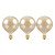 Crompton LED G125 Globe 7W E27 Dimmable Filament (3 Pack) Extra Warm White Antique Bronze (60W Eqv)