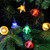 Festive 10m Indoor & Outdoor Flower String Lights 100 Multi-Coloured LEDs 2