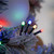 Festive Indoor & Outdoor 8ft Christmas Tree Glow-Worm Lights 1500 Multi-Coloured LEDs 2