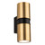 Firstlight Hampton Outdoor Wall Up and Down Light in Brushed Brass and Black