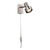 Firstlight Plug-In Compact Wall Wall Spotlight with On/Off Switch in Brushed Steel