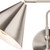 Firstlight Plug-In Swing-Arm Wall Wall Spotlight with On/Off Switch in Brushed Steel 2