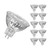 Crompton LED MR16 Spotlight Bulbs GU5.3 3.6W 12V Warm White 3000K Halogen Replacement (10 Pack)