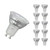 Crompton LED GU10 Spotlight Bulbs 3.7W Dimmable Daylight 6500K Glass Halogen Replacement (10 Pack)