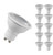 Crompton LED GU10 Spotlight Bulbs 5W Dim Warm White 3000K Halogen Replacement Clear (10 Pack)