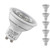 Lite-Tech LED GU10 Spotlight Bulbs 5W (50W Eqv) Cool White 4000K Halogen Replacement COB (5 Pack)