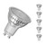 Ledvance LED GU10 Spotlight Bulbs 3.7W Dim Warm White 2700K Halogen Replacement Clear (5 Pack) 1