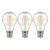 LED GLS Light Bulbs B22 7.5W (60W Eqv) Dimmable Filament Warm White 2700K Clear (3 Pack)
