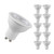 LED GU10 Spotlight Bulbs 4W (50W Eqv) Warm White 3000K GU10 Replacement Clear (10 Pack)