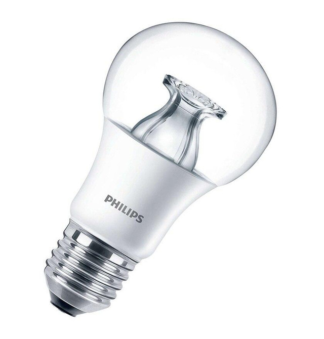 Philips LED DimTone GLS 8W E27 Dimmable Master Warm White Clear ...