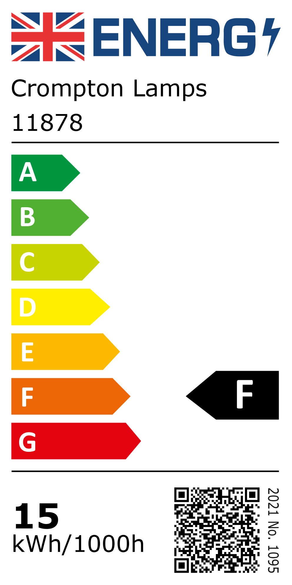 New 2021 Energy Rating Label: MPN 11878