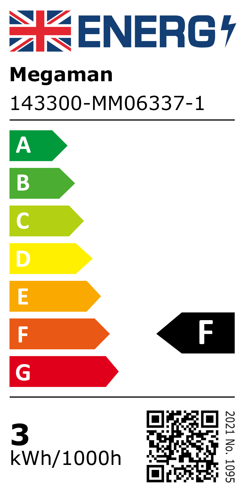 New 2021 Energy Rating Label: MPN 143300-MM06337-1