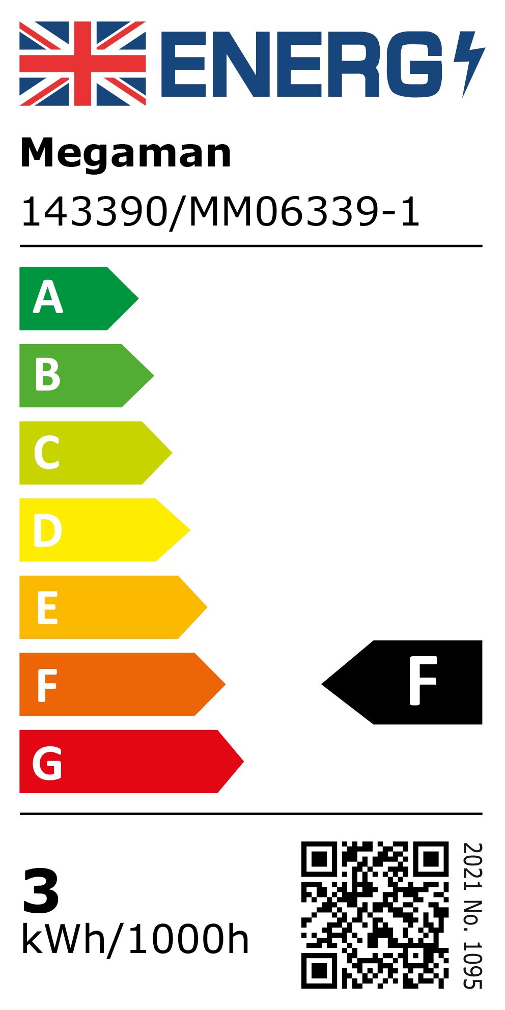 New 2021 Energy Rating Label: MPN 143390-MM06339-1