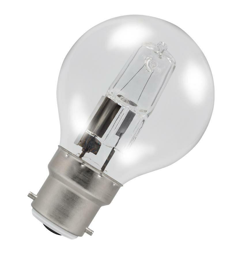 Photos - Light Bulb Crompton Lamps Halogen Golfball 18W B22 Dimmable Warm White Clear Energy S 