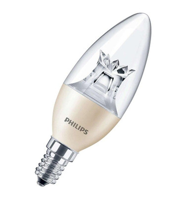 Philips Classic Candle E14 40W LED Bulb 2 Units Clear