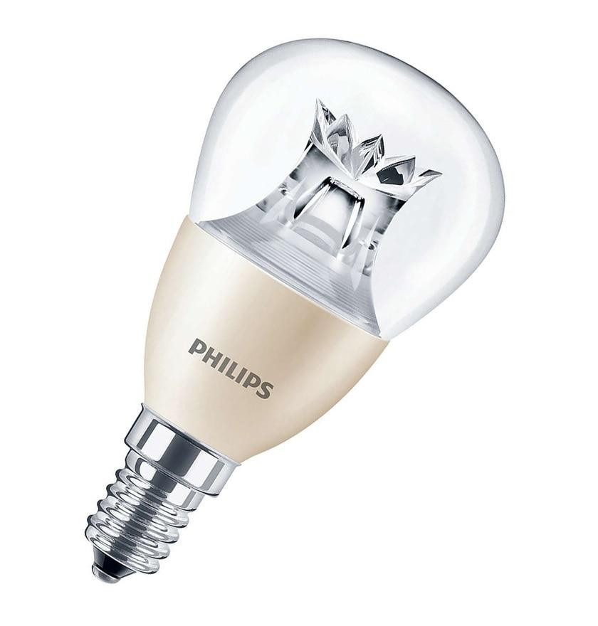 Philips LED DimTone Golfball 2.8W E14 Dimmable LEDluster Warm White Clear