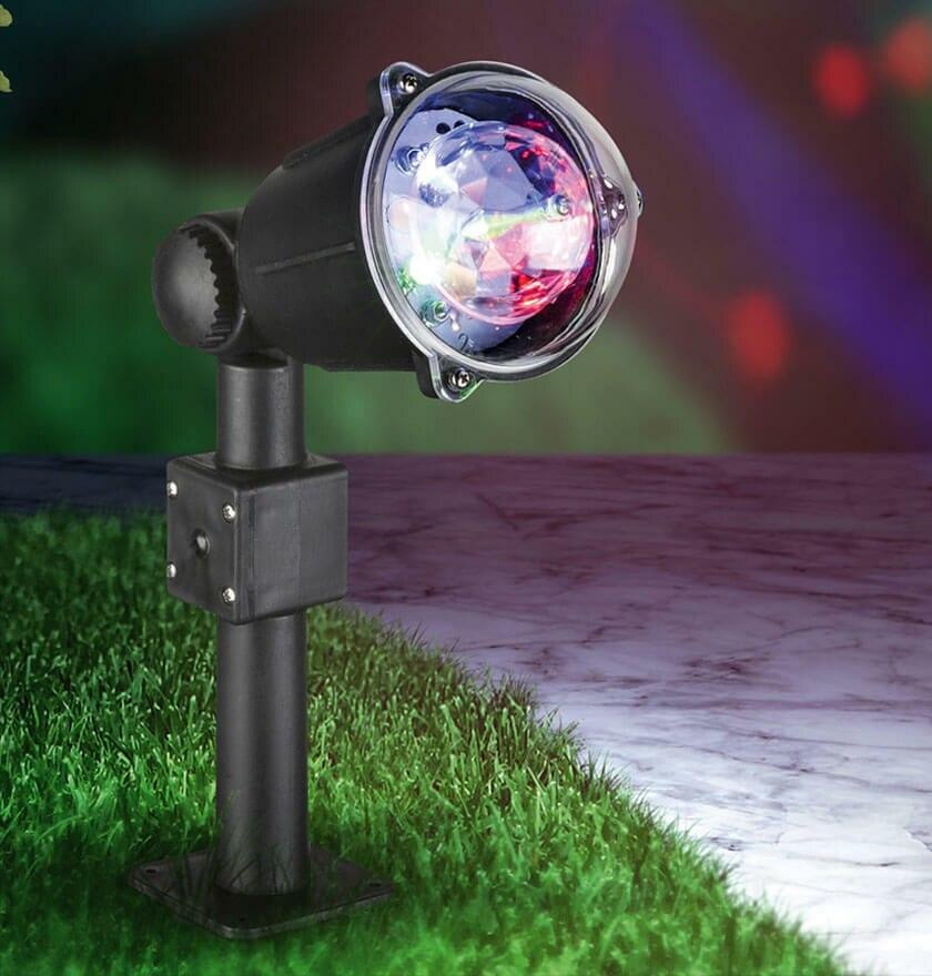 Sentik LED Spotlight 3W Multi-Coloured Black