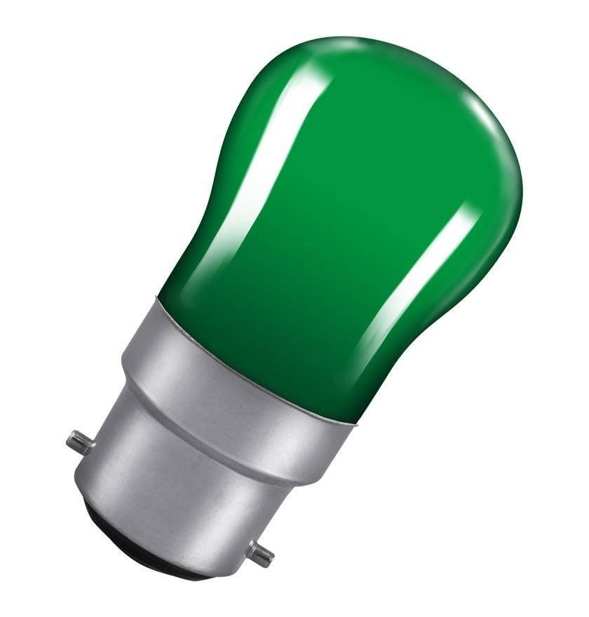 Image of Crompton Lamps 15W Pygmy B22 Dimmable Green