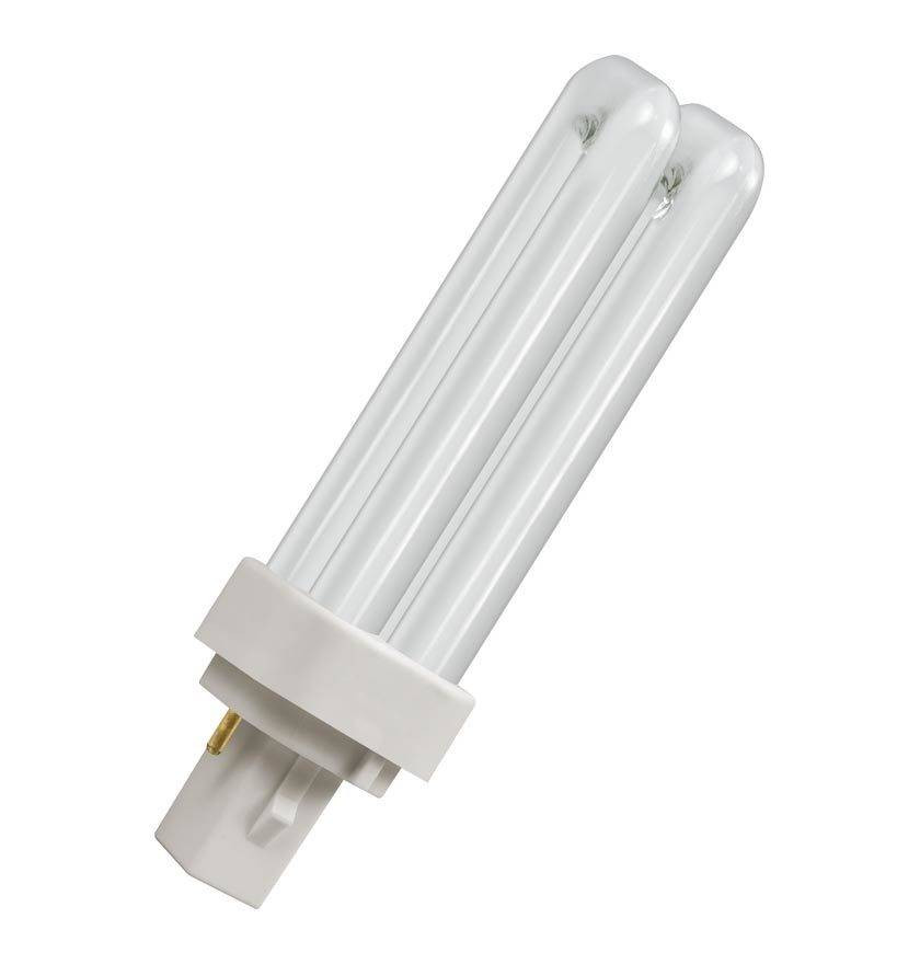 Photos - Light Bulb Crompton Lamps CFL PLC 10W 2-Pin Double Turn White Frosted D-Type CLD10SW 