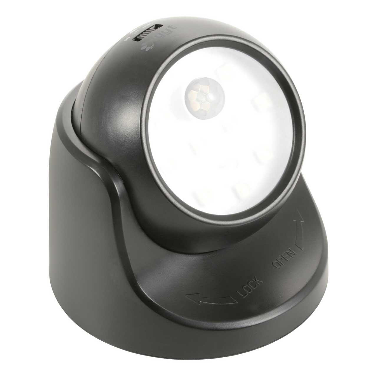 Lyyt LED Wireless Motion Sensor Light & Detachable Torch Black