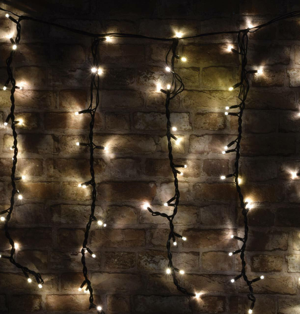 Lyyt-Connect 1.2m 102 Warm White LED Connectable Outdoor Curtain Lights